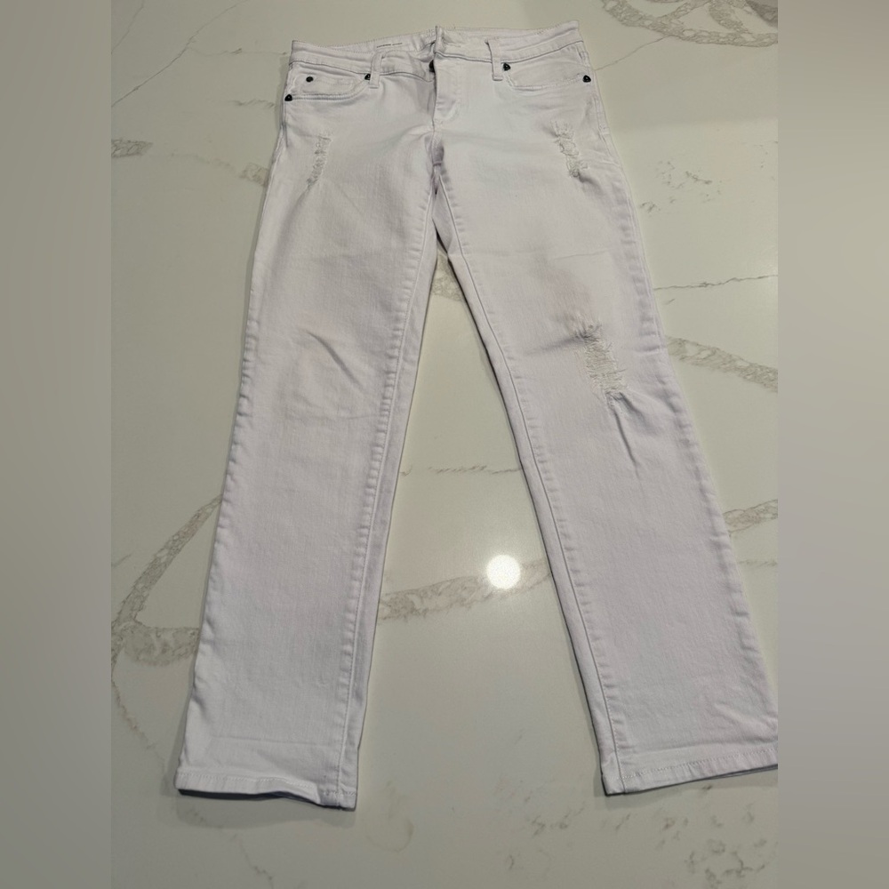 Catherines White Straight Leg Jeans